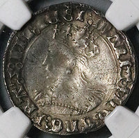 1553 NGC VF Mary Groat 4 Pence Hammered Britain Tudor England Pedigree Silver Coin (25032203C)