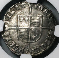 1553 NGC VF Mary Groat 4 Pence Hammered Britain Tudor England Pedigree Silver Coin (25032203C)