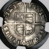 1553 NGC VF Mary Groat 4 Pence Hammered Britain Tudor England Pedigree Silver Coin (25032203C)