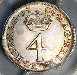 1709 PCGS AU 58 Anne 4 Pence Groat England Great Britain Silver Coin POP 2/0 (26060903C)
