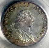 1792 PCGS AU 58 George III Great Britain 4 Pence Groat Wire Money Silver Coin (26060201C)