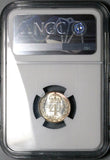 1892 NGC MS 65 Victoria Maundy 4 Pence Great Britain Groat Sterling Silver Coin (24052101C)