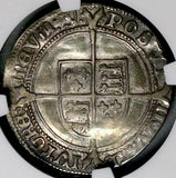 1551 NGC VF Edward VI 6 Pence Britain Hammered Boy King Silver Coin (26051603C)
