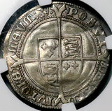 1551 NGC VF Edward VI 6 Pence Britain Hammered Boy King Silver Coin (26051603C)