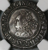 1561 NGC AU Elizabeth I 6 Pence England Britain Silver Coin S-2560 (23050201C)
