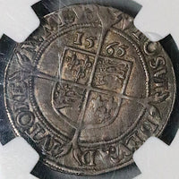 1565 NGC XF 45 Elizabeth I 6 Pence Britain Silver Coin POP 1/0 (22093001D)