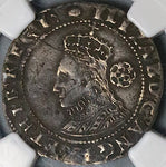 1592 NGC VF Elizabeth I 6 Pence England Britain Silver Coin S-2578B (24042301C)
