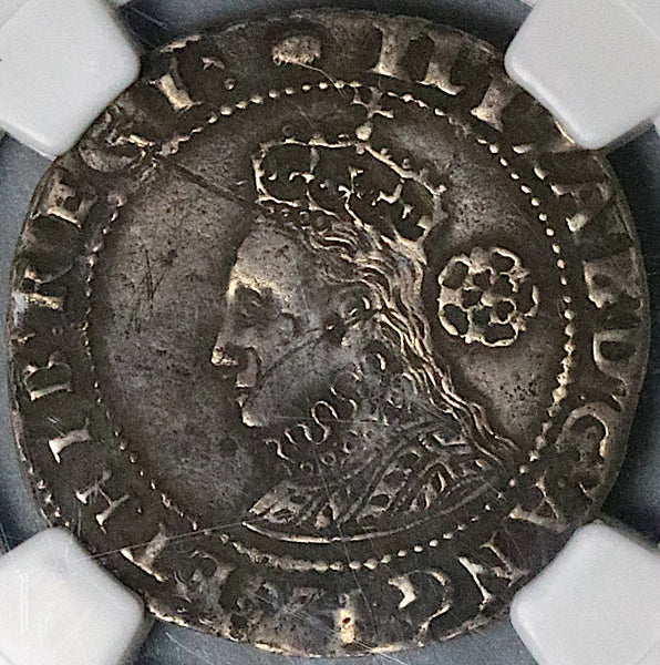 1592 NGC VF Elizabeth I 6 Pence England Britain Silver Coin S-2578B (24042301C)