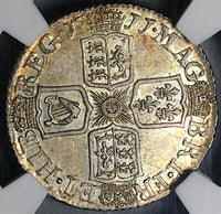 1711 NGC MS 61 Anne 6 Pence Great Britain Post Union Sterling Silver Coin (25042002C)