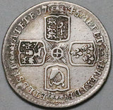 1745 George II 6 Pence Great Britain LIMA Scarce Sterling Silver Coin (26071405R)