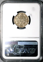 1745 NGC XF 45 Great Britain 6 Pence George II Roses Sterling Silver Coin POP 3/4 (25081402C)