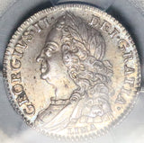 1746 PCGS MS 61 George II 6 Pence Great Britain LIMA Mint State Coin (26052602C)