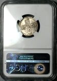 1758/7 NGC MS 63 George II 6 Pence Great Britain Overdate Rare Silver Coin (25111701C)