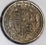 1816 NGC MS 64 6 Pence George III Britain Vintage Holder Silver Coin (23060503C)