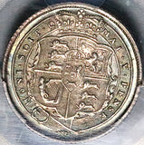 1816 PCGS MS 64 6 Pence George III Britain Mint State Silver Coin (25022501C)