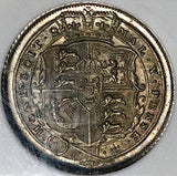 1816 NGC MS 64 6 Pence George III Britain Vintage Holder Silver Coin (23060503C)