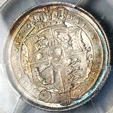 1819 PCGS MS 63 6 Pence George III Britain Mint State Silver Coin (25022502C)