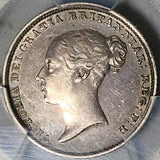 1840 PCGS XF Victoria 6 Pence Great Britain Rare Sterling Silver Coin (26040801C)