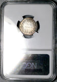 1850/30 NGC AU 50 Victoria 6 Pence Great Britain Rare Overdate Sterling Silver Coin (26091702C)
