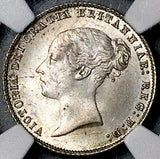 1859 NGC MS 63 Victoria 6 Pence Great Britain Sterling Silver Coin (26102201C)