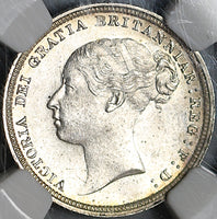 1883 NGC MS 63 Victoria 6 Pence Great Britain Mint State Silver Coin (25072602C)