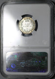 1883 NGC MS 63 Victoria 6 Pence Great Britain Mint State Silver Coin (25072602C)
