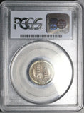 1887 PCGS MS 64 Victoria 6 Pence Shield Great Britain Sterling Silver Coin (25060101C)