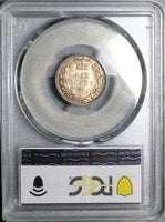 1887 PCGS MS 65 Victoria 6 Pence Young Head Great Britain Sterling Silver Coin (25092705C)