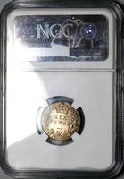 1900 NGC MS 65 Victoria 6 Pence Great Britain Sterling Silver Coin (25022202C)