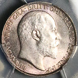 1902 PCGS MS 64 Edward VII 6 Pence Great Britain Sterling Silver Coin (25051402C)
