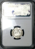 1903 NGC MS 63 Edward VII 6 Pence Great Britain Sterling Silver Coin (25020904C)