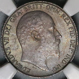 1903 NGC MS 64 Edward VII 6 Pence Great Britain Pedigree Silver Coin (23091404D)