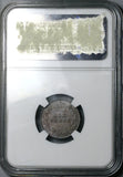 1903 NGC MS 64 Edward VII 6 Pence Great Britain Pedigree Silver Coin (23091404D)