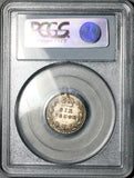 1908 PCGS MS 64 Edward VII 6 Pence Great Britain Key Date Sterling Silver Coin (26042502C)