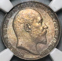1909 NGC MS 63 Edward VII 6 Pence Great Britain Pedigree Silver Coin (23091405D)