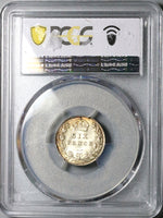 1910 PCGS MS 65 Edward VII 6 Pence Gem Sterling Silver Coin (25081601C)