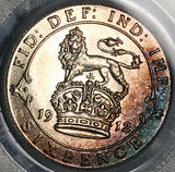 1912 PCGS MS 63 George V 6 Pence Great Britain Sterling Silver Coin (26010201C)