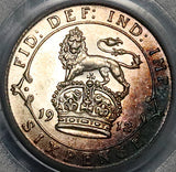 1912 PCGS MS 63 George V 6 Pence Great Britain Sterling Silver Coin (26010201C)