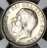 1912 NGC MS 65 George V 6 Pence Great Britain Sterling Silver Coin (23082903C)
