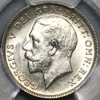 1913 PCGS MS 64 George V 6 Pence Great Britain Sterling Silver Coin (24092801C)