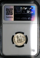 1913 NGC UNC George V 6 Pence Great Britain Sterling Silver Coin (24010802C)