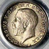 1924 PCGS MS 63 6 Pence George V Great Britain Vintage OGH Silver Coin (26100303C)