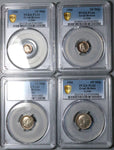 1906 PCGS MS PL 64 Great Britain Edward VII Maundy Set 4 Silver Coins (25100704C