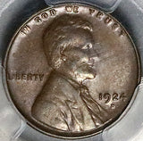 1924-D PCGS AU 58 Lincoln Wheat Cent Denver Penny Coin (25121501D)