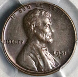 1931-S PCGS MS 62 Lincoln Wheat Cent San Francisco Penny USA Coin (25121602D)