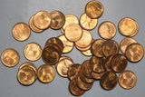 1948-S Lincoln Wheat Cent Roll Gem RED BU Uncirculated Cents 50 Coins (25122501R)