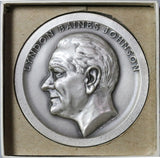 1965 Lyndon Johnson Inauguration 5 Oz Medallic Art 999 Fine Box Commemorative UNC Silver Medal (24102301R)