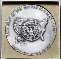 1965 Lyndon Johnson Inauguration 5 Oz Medallic Art 999 Fine Box