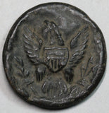 1860s USA Civil War Era General Service Eagle Coat Button 2 Piece Vintage (24090705R)