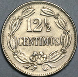 1936 Venezuela 12 1/2 Centimos AU Horse Coin (24072201R)